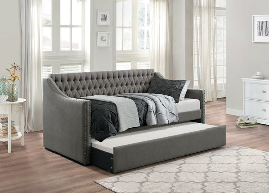 Tulney Dark Gray Daybed with Trundle