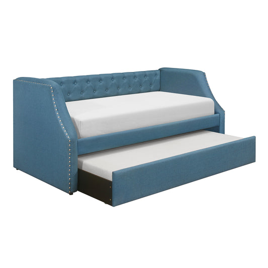 Corrina Blue Daybed with Trundle