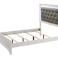 Ginebra Frost LED Upholstered Panel Bedroom Set