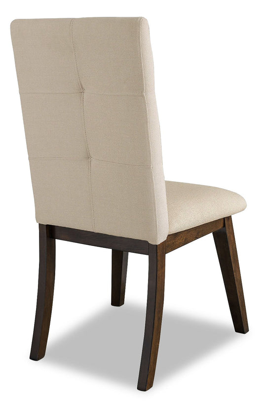 Argyle Fabric Dining Chair - Beige
