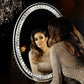 Diamond Collection Oval Premium Illuminated Vanity Mirror