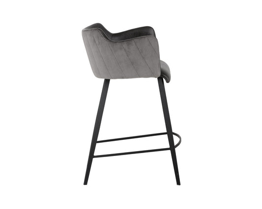 Avoli Counter Height Stool - Town Grey/Roman Grey