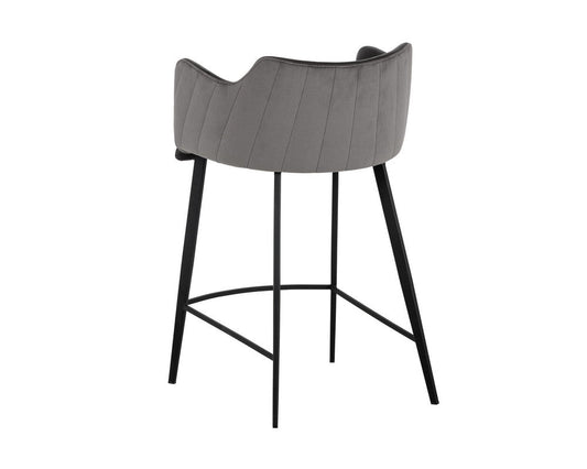 Avoli Counter Height Stool - Town Grey/Roman Grey