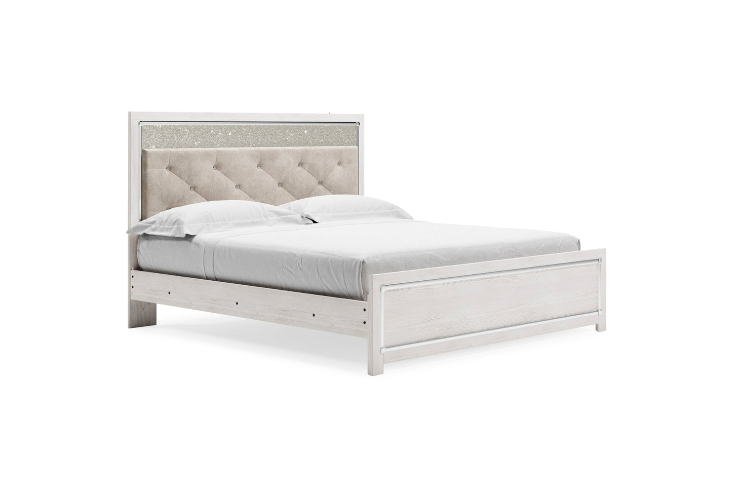 Altyra White Panel Beds