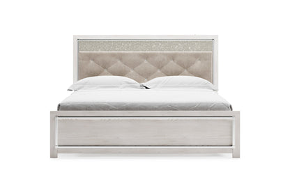 Altyra White Panel Beds