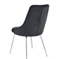 Mavis Side Chair - Black/Chrome