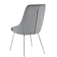Mavis Side Chair - Grey/Chrome