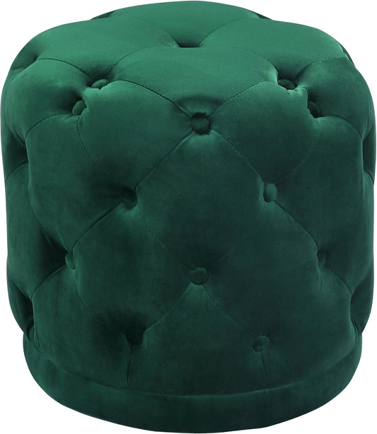 Harper Green Velvet Ottoman/Stool