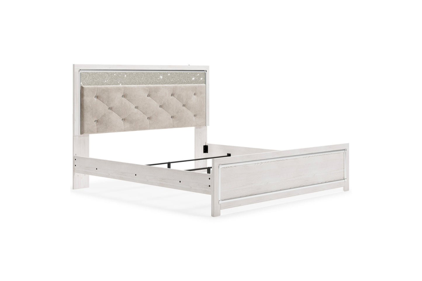 Altyra White Panel Beds