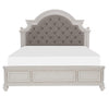 Homelegance Baylesford King Upholstered Panel Bed in Antique White 1624KW-1EK* image