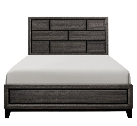 Homelegance Davi Queen Panel Bed in Gray 1645-1* image