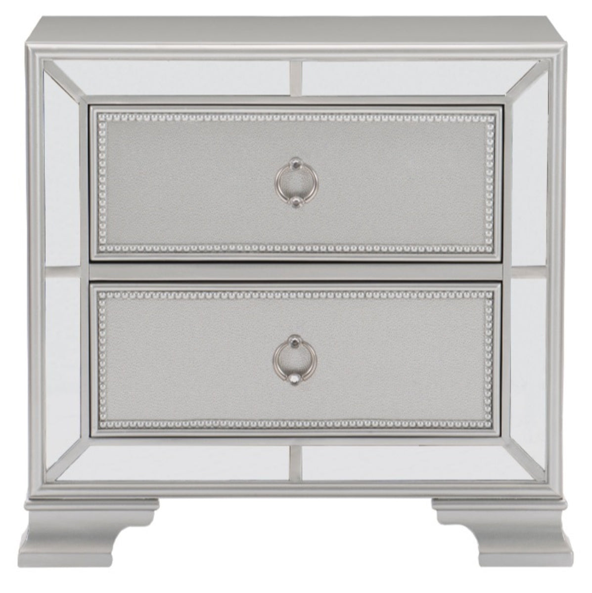 Homelegance Avondale Nightstand in Silver 1646-4 image