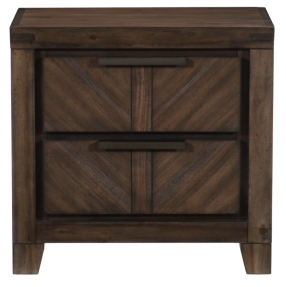 Homelegance Parnell Nightstand in Rustic Cherry 1648-4 image