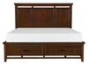 Homelegance Frazier King Upholstered Storage Platform Bed in Dark Cherry 1649K-1EK* image