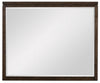 Homelegance Griggs Mirror in Dark Brown 1669-6 image