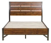 Homelegance Holverson King Platform Bed in Rustic Brown & Gunmetal 1715K-1EK* image