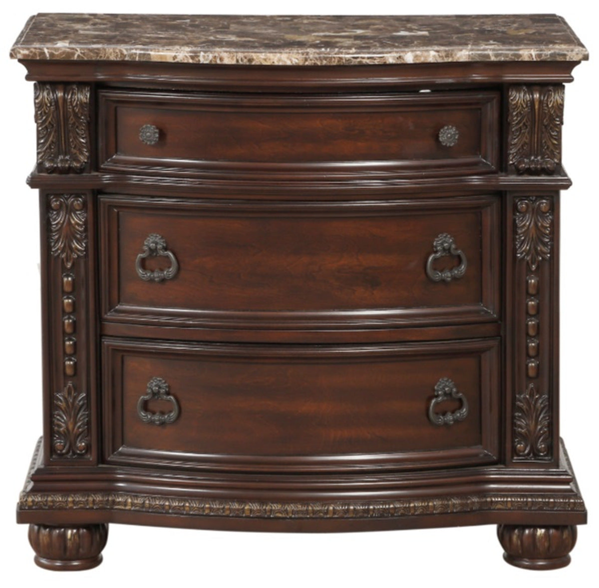 Homelegance Cavalier Nightstand in Dark Cherry 1757-4 image