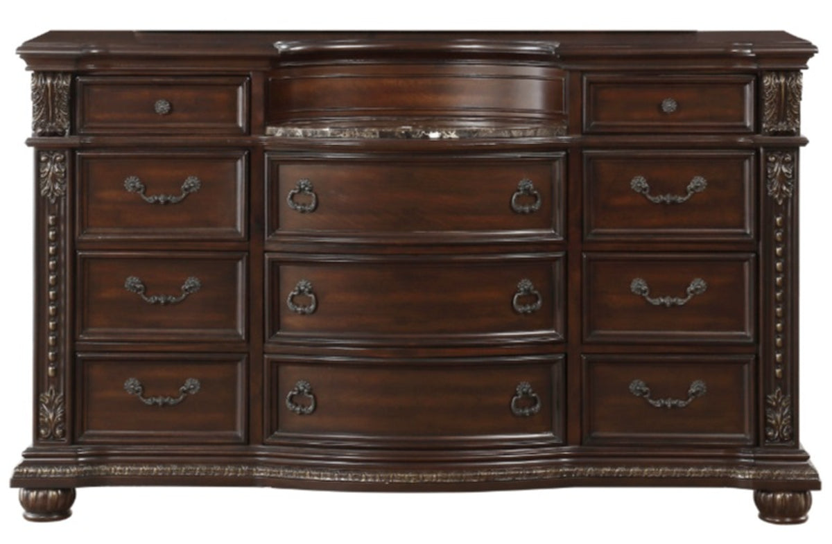 Homelegance Cavalier Dresser in Dark Cherry 1757-5 image