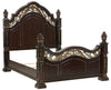 Homelegance Catalonia Queen Poster Bed in Cherry 1824-1 image