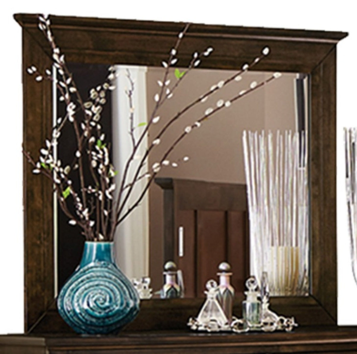 Homelegance Eunice Mirror in Espresso 1844DC-6 image