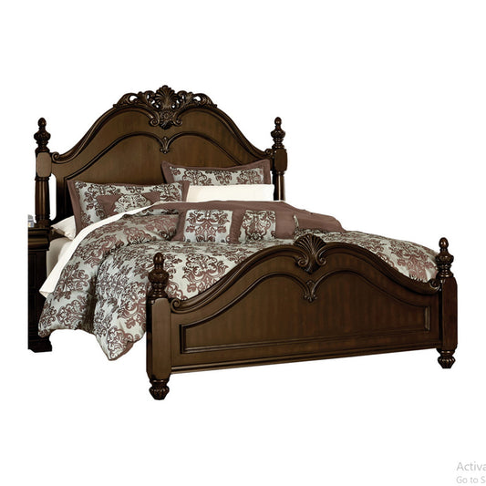 Homelegance Mont Belvieu Queen Panel Bed in Dark Cherry 1869-1* image