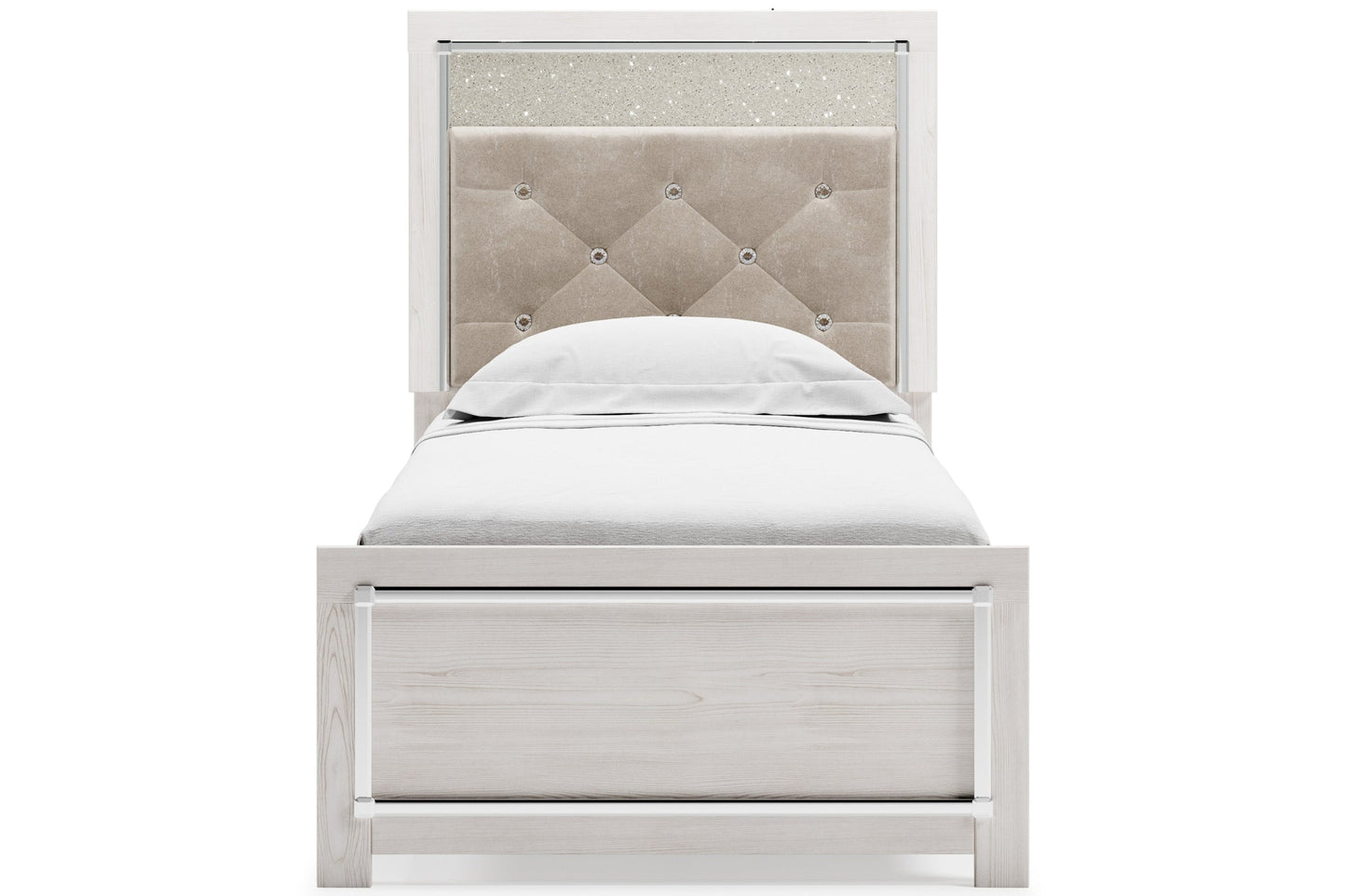 Altyra White Panel Bedroom Set