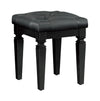 Homelegance Allura Vanity Stool in Black 1916BK-14 image