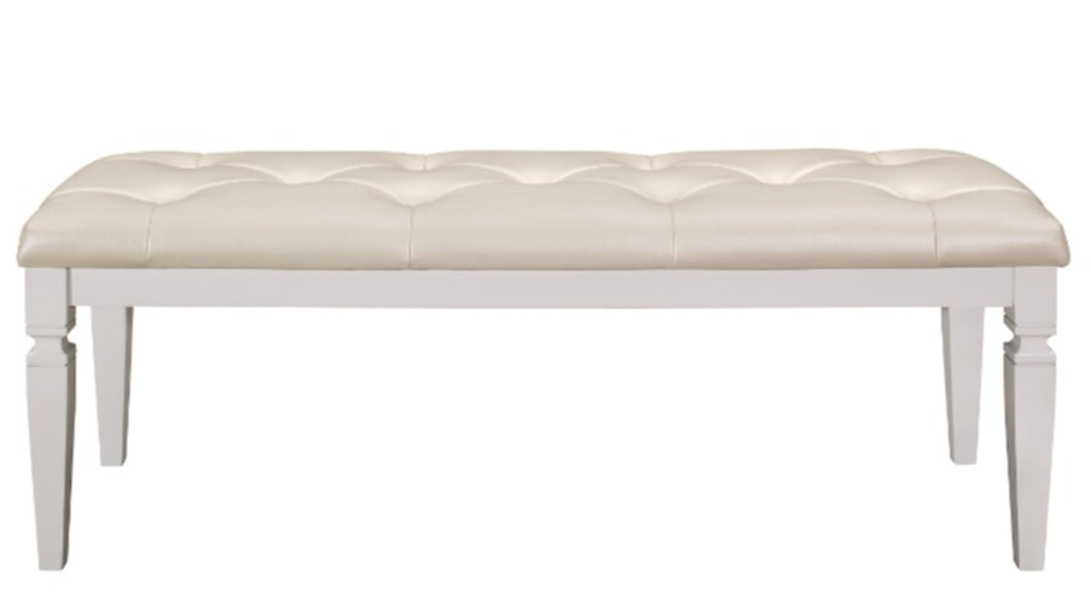 Homelegance Allura Bed Bench in White 1916W-FBH image