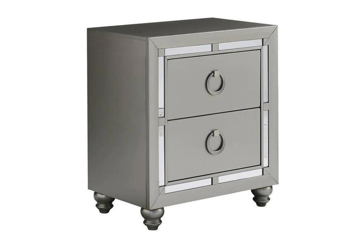 Riley Silver Nightstand