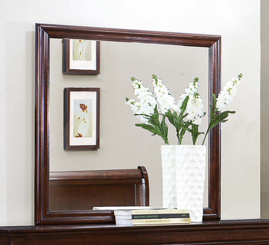 Homelegance Mayville Mirror in Brown Cherry 2147-6 image