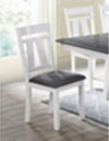 Crown Mark Maribelle Side Chair in Chalk/Grey (Set of 2) image