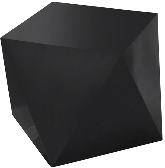 Gemma Matte Black End Table