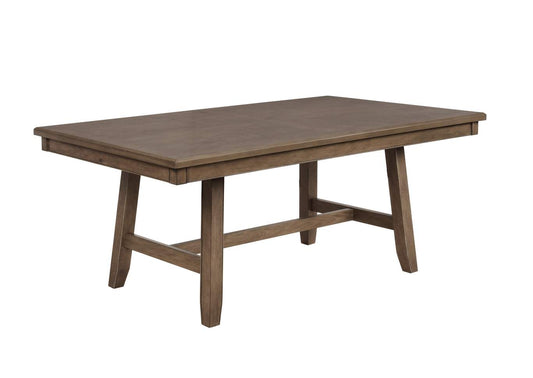 Crown Mark Manning Rectangular Dining Table in Brown image