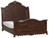 Homelegance Deryn Park Queen Sleigh Bed in Cherry 2243SL-1 image