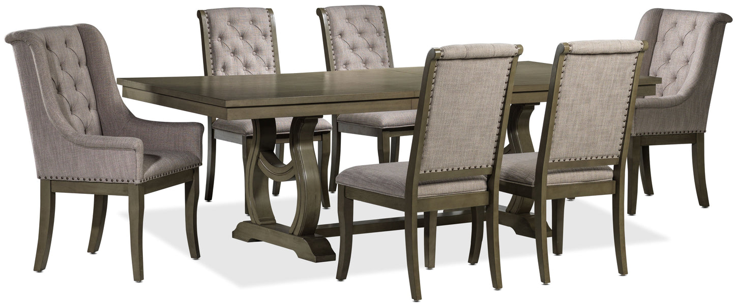 Alomar 7-Piece Dining Room Set - Oak