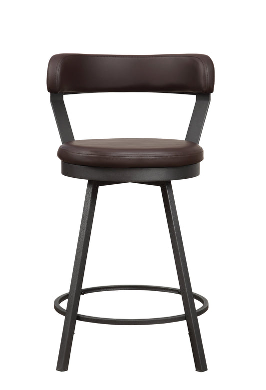 Staly Counter-Height Stool - Brown