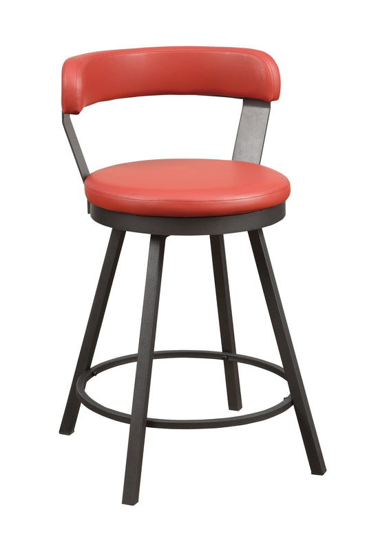 Staly Counter-Height Stool - Red