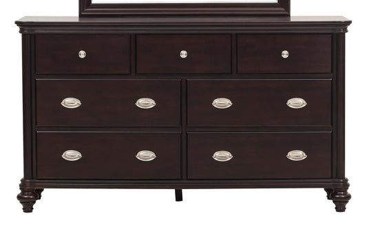 Homelegance Marston 7 Drawer Dresser in Dark Cherry 2615DC-5 image