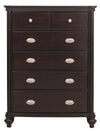 Homelegance Marston 5 Drawer Chest in Dark Cherry 2615DC-9 image