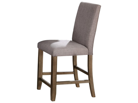 Crown Mark Manning Counter Height Dining Chair in Brown (Set of 2) image