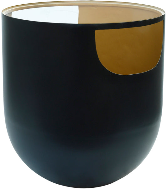 Doma Black / Gold End Table