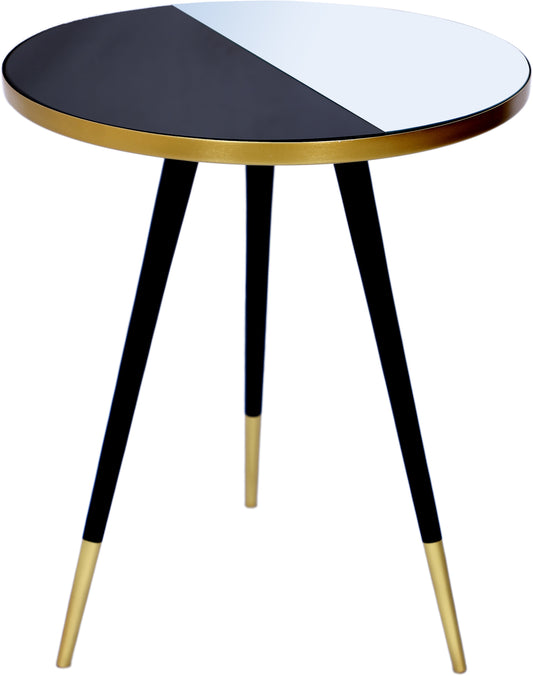 Reflection Gold / Black End Table