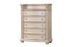 Galaxy Home Roma Traditional Style Chest made with Wood Gold Wood