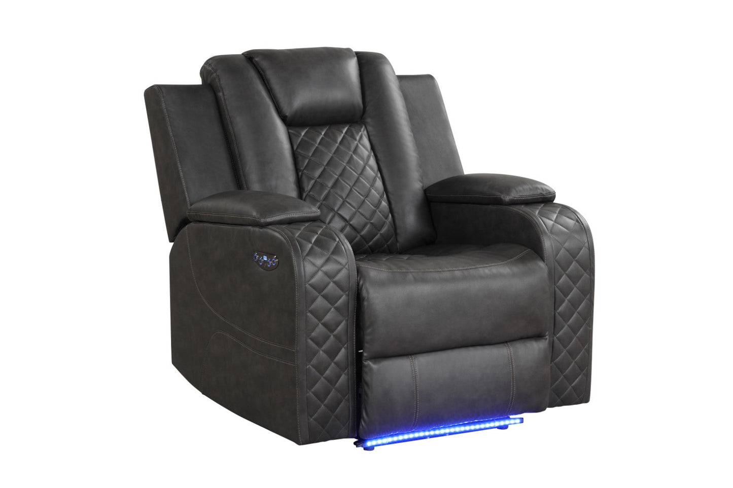 Benz LED & Power Reclining Chair Made with Faux Leather