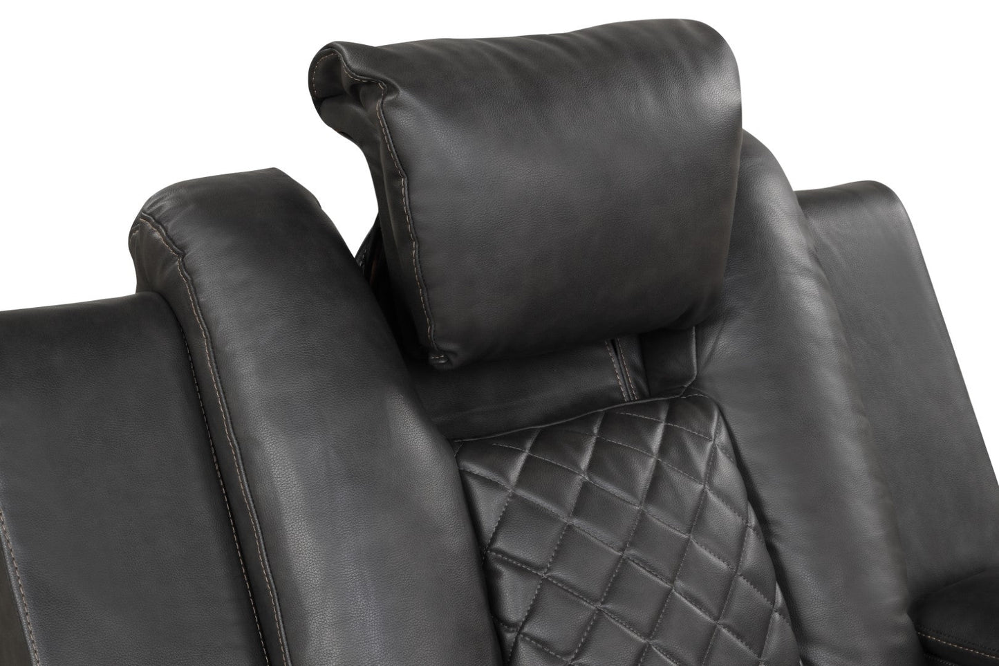 Benz LED & Power Reclining Sofa Made with Faux Leather