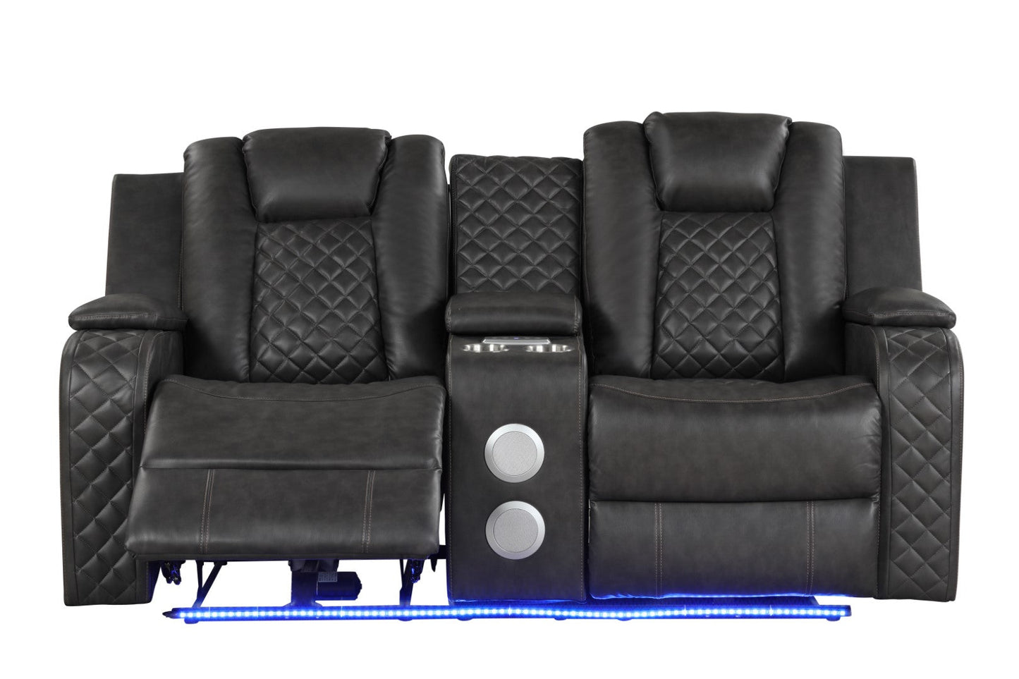 Benz LED & Power Reclining 2 Piece Made with Faux Leather