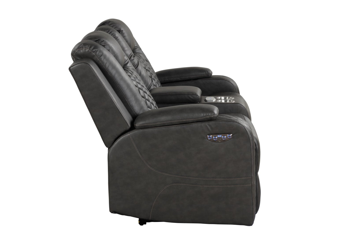 Benz LED & Power Reclining 2 Piece Made with Faux Leather