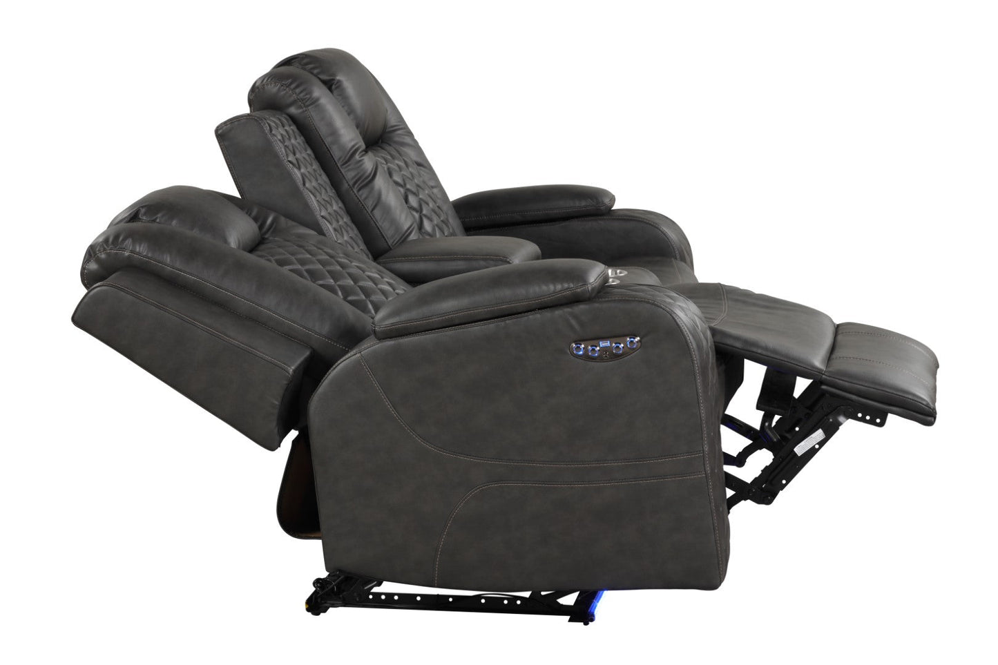 Benz LED & Power Reclining 2 Piece Made with Faux Leather