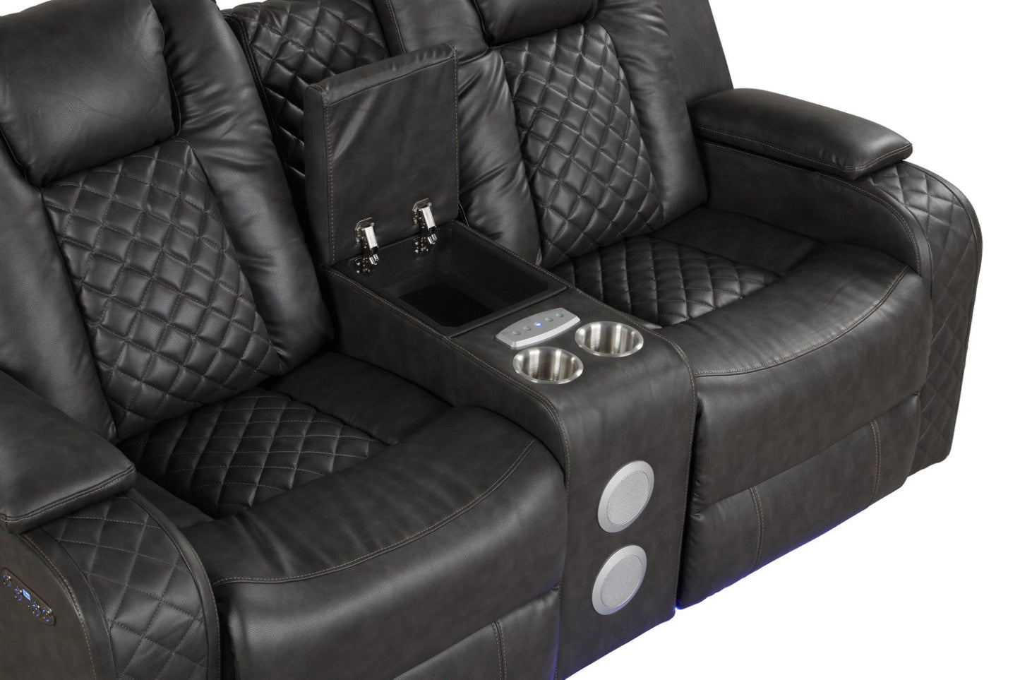 Benz LED & Power Reclining 2 Piece Made with Faux Leather