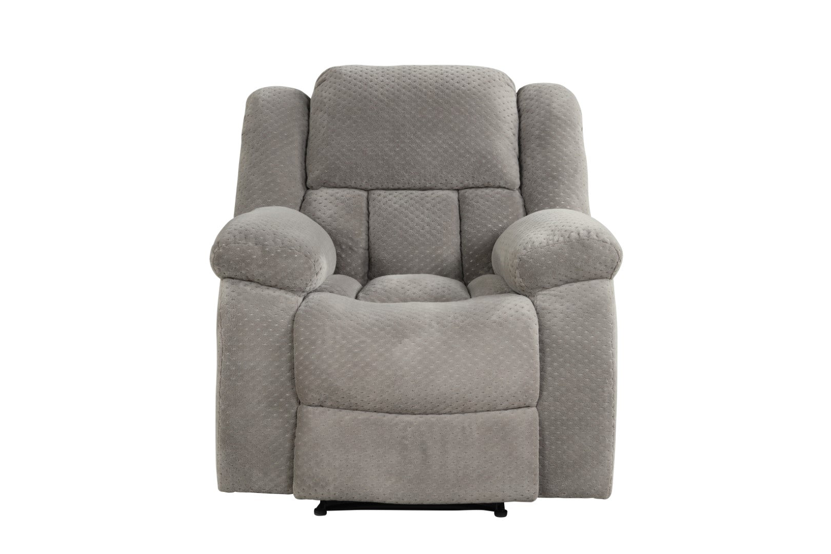 Galaxy Home Armada Manual Reclining Chair Made with Chenille Fabric Ice Chenille Fabric